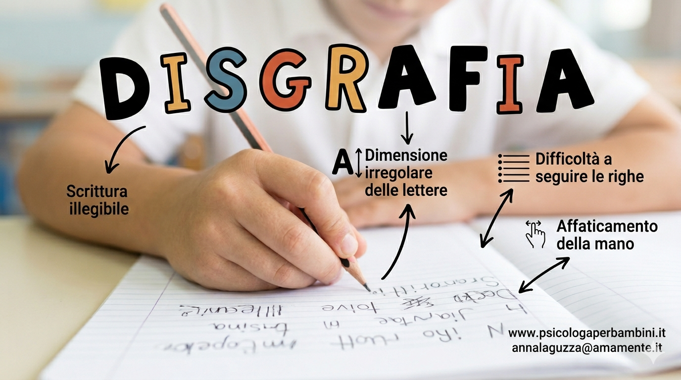 Disgrafia nei bambini