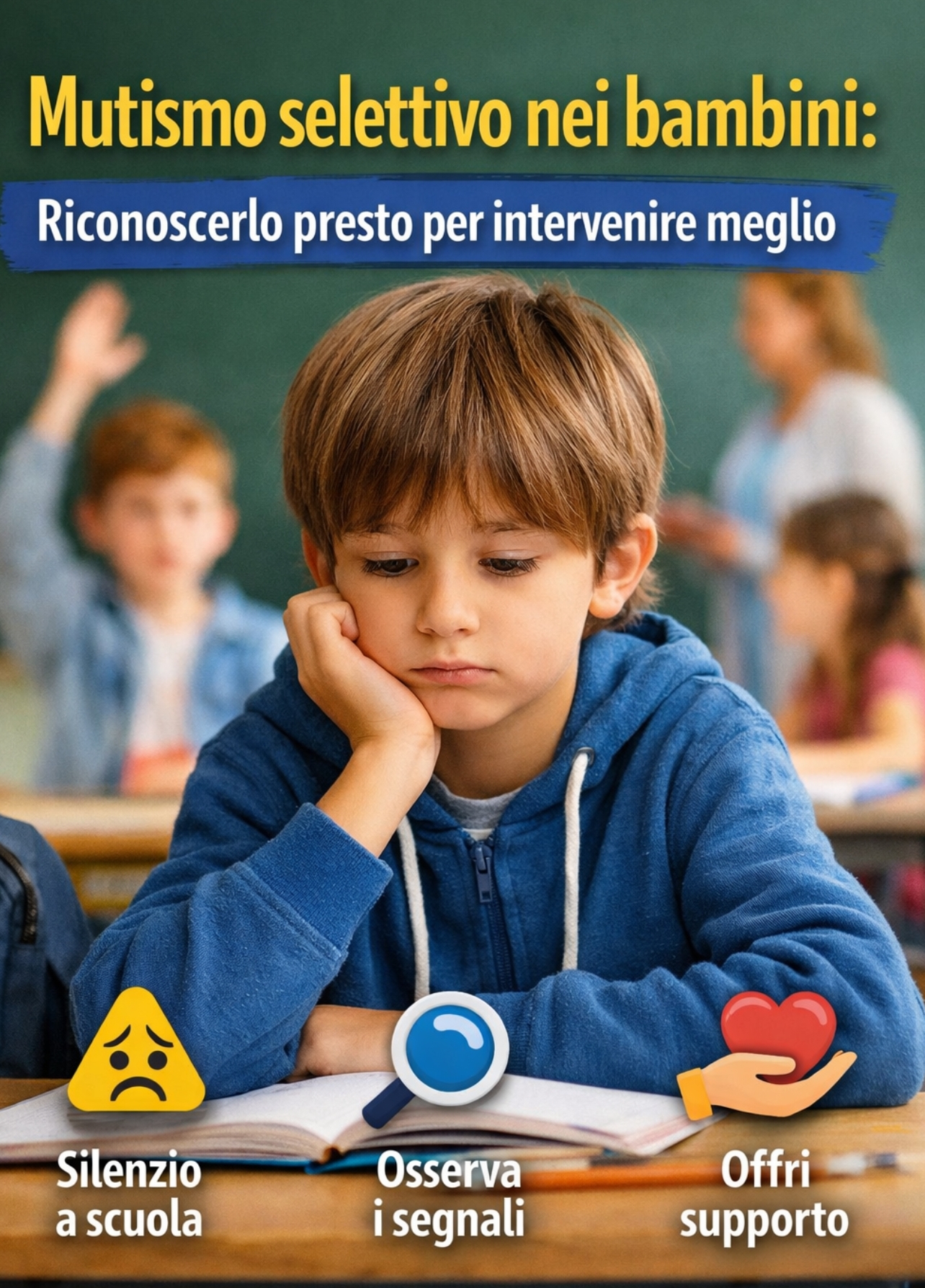 Mutismo selettivo infantile a scuola